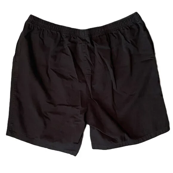 WOMENS SHORTS Size 26W WOMAN WITHIN Elastic Waist BLACK Cotton DENIM 1071A - Picture 3 of 9